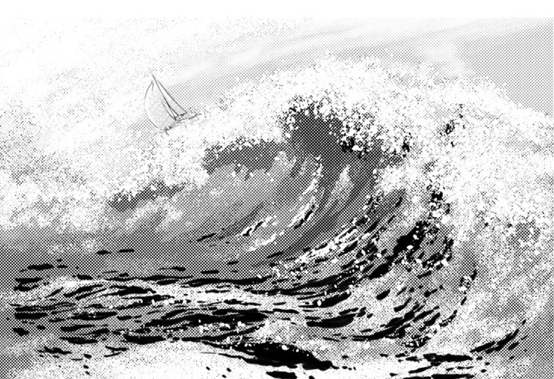漫画の描き方 背景 海 波 水の絵をプロ並みに簡単に描く5つのコツ 漫画の描き方 Atoz
